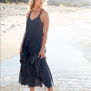 Garnett Hill Black Maxi Cover Up